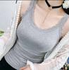 Lace Trim Splice Tank Top Sleeveless Stretch Slim Fit Camisole Layering Shirt for Women Casual Wear