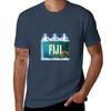 FIJI WATER SECHS PACK T-Shirt Einfaches Lässiges Kurzarm-T-Shirt