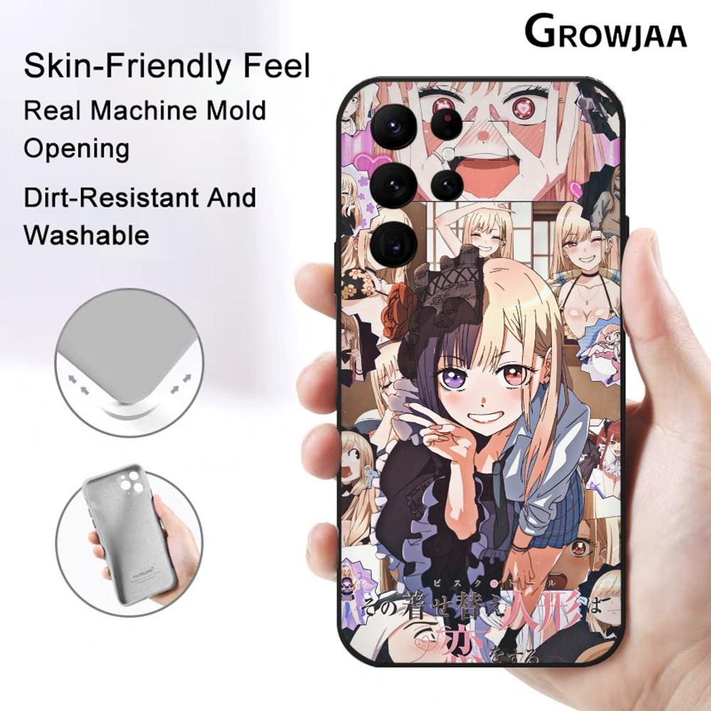 Marin K-Kitagawa Anime Dívka Pouzdro na Telefon Pro Samsung Galaxy S25 S24 S22 S23 Ultra S21 S20 Plus 5G Ochranné Silikonové Funda