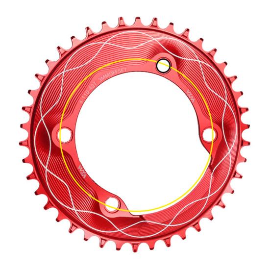 Motor Sprocket Heavy Duty Aluminum Alloy Chainring 40T To 58T Waterproof Rustproof Tooth Disc Replacement for Road Bike