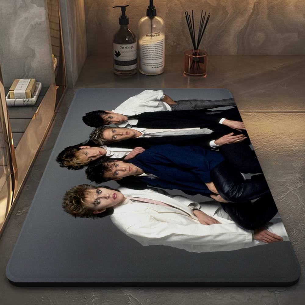 Klassische Britische Band Duran Duran Eingangstür-Matte Nordischer Stil Haus-Fußmatte Badezimmer-Toiletten-Matten Schlafzimmer Hotel Dekor-Matte