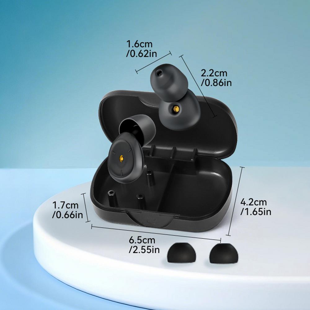 

Ear Plugs For Noise Reduction Silicone Sleep Ear Plugs Motorcycle Earplugs For Concert Snoring Travel Airplane Festival Work чорний