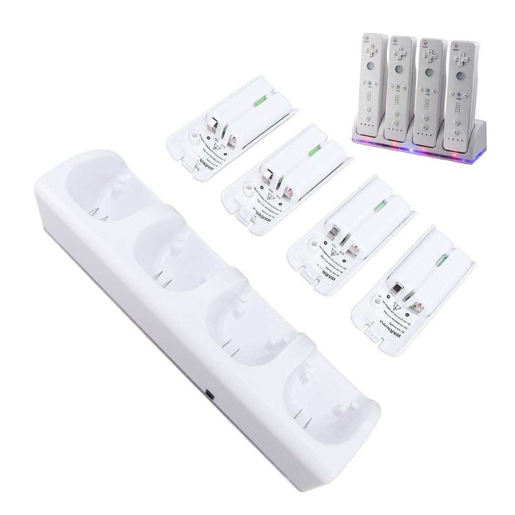 Controller  R Station for   Remotes Controller  R Dock Station with 4 Pack 2800mAh Re Able Battery