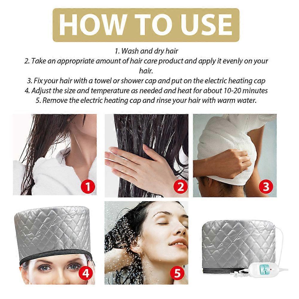 Hair Care Hat Electric Heating Cap Oil Treatment Nourishing Care Hair Care Tool