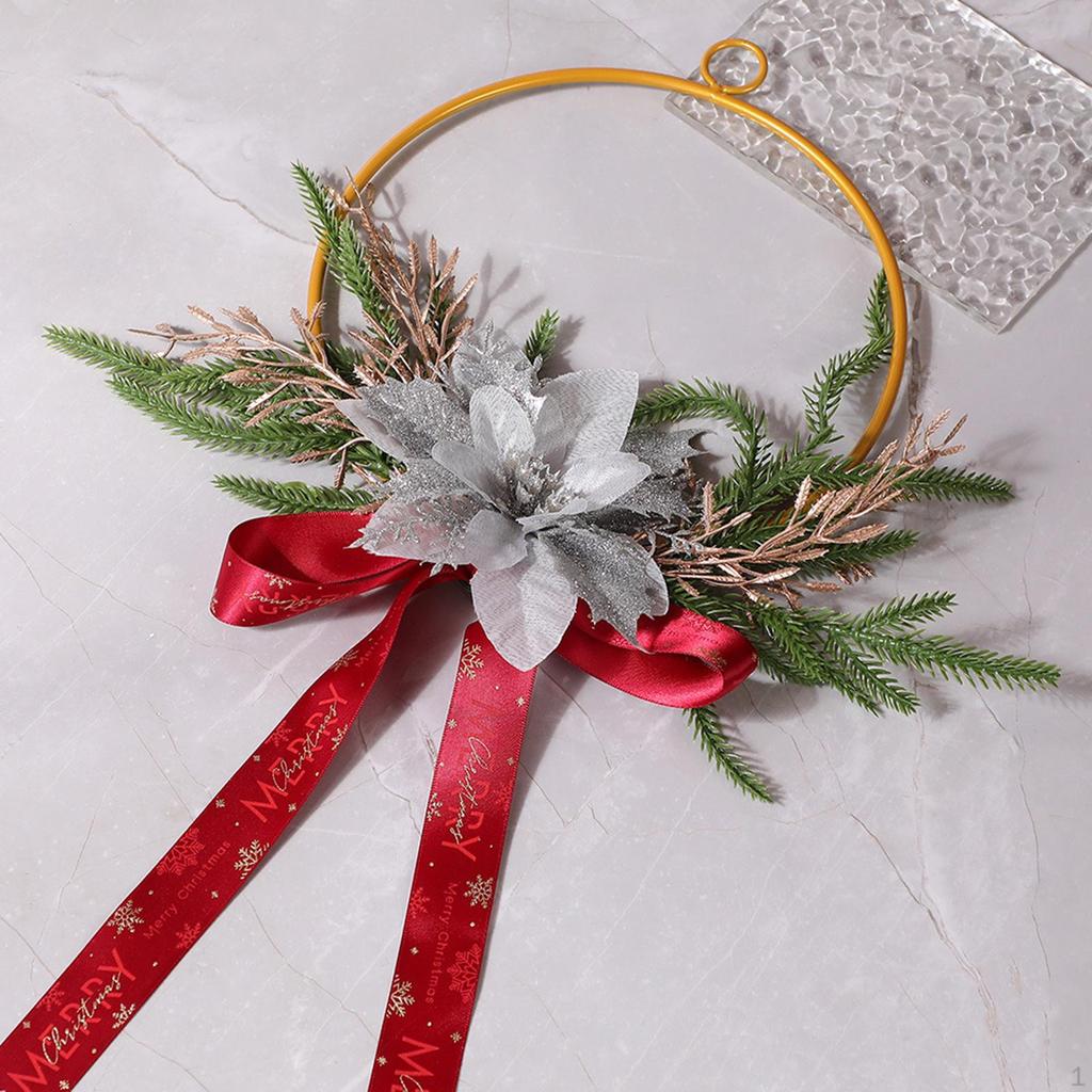 Weihnachts-Reifenkranz-Dekor Multifunktionales Wandhängeornament Türhänger für