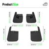 4PCS Car Mud flaps Splash Guards Mudguards Car Mud Flaps Compatible with Jeep Wrangler Sahara JL 2019 2020 2021 2022