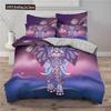 Elephant Bedding Sets Boho Style Luxury 3D Print For Kids Adults Teens Ganesha Duvet Cover Set Queen Size Polyester Bedding Set
