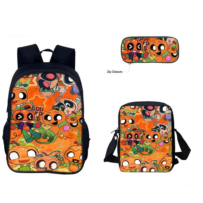 Dandys World Gourdy Childrens Backpack Pack With Cartoon Print And Waterresistant Material For Students