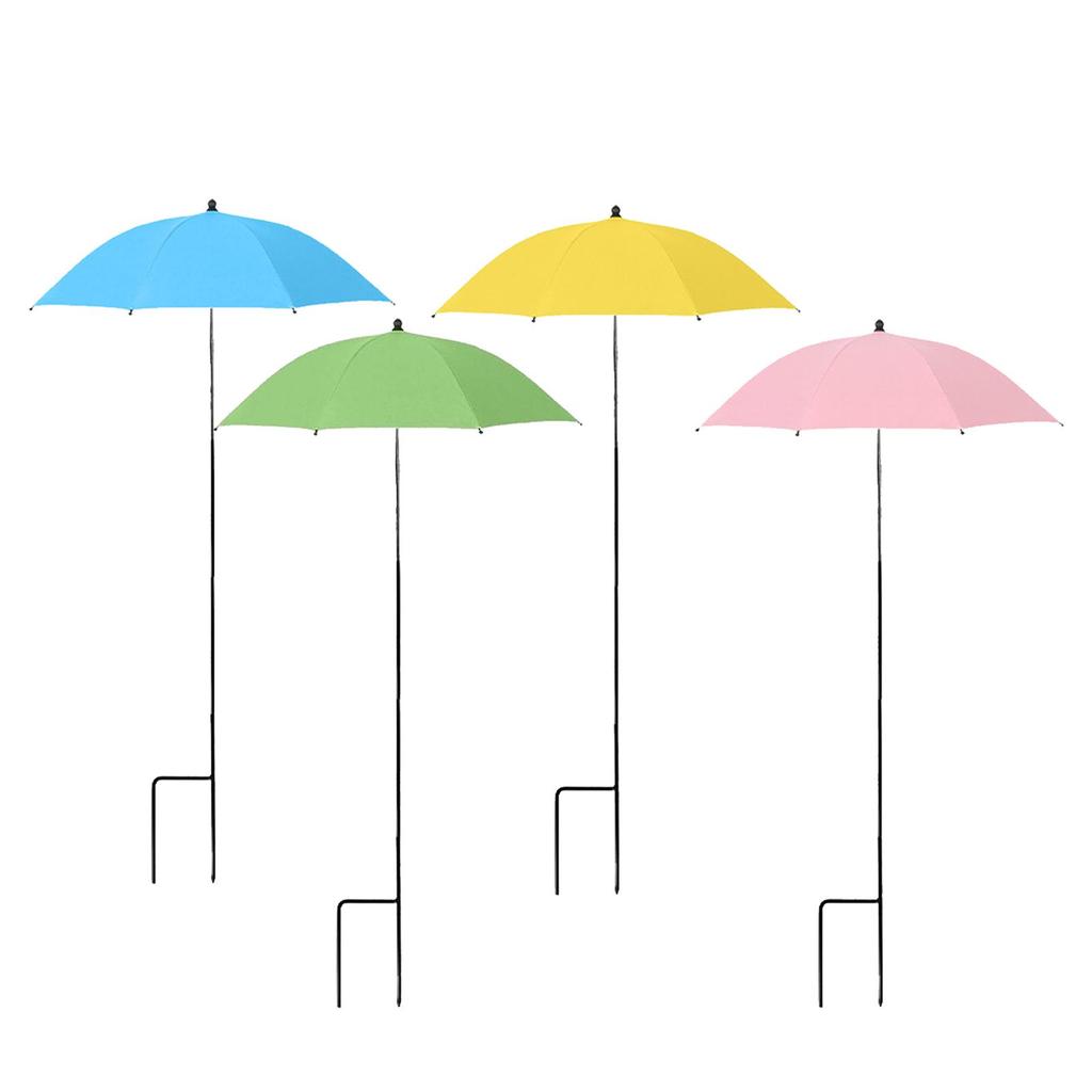 Outdoor Plant Umbrella for Potted Plants Garden Beds Weather Resistant Adjustable 23.6 Inch Multifunctional Umbrella