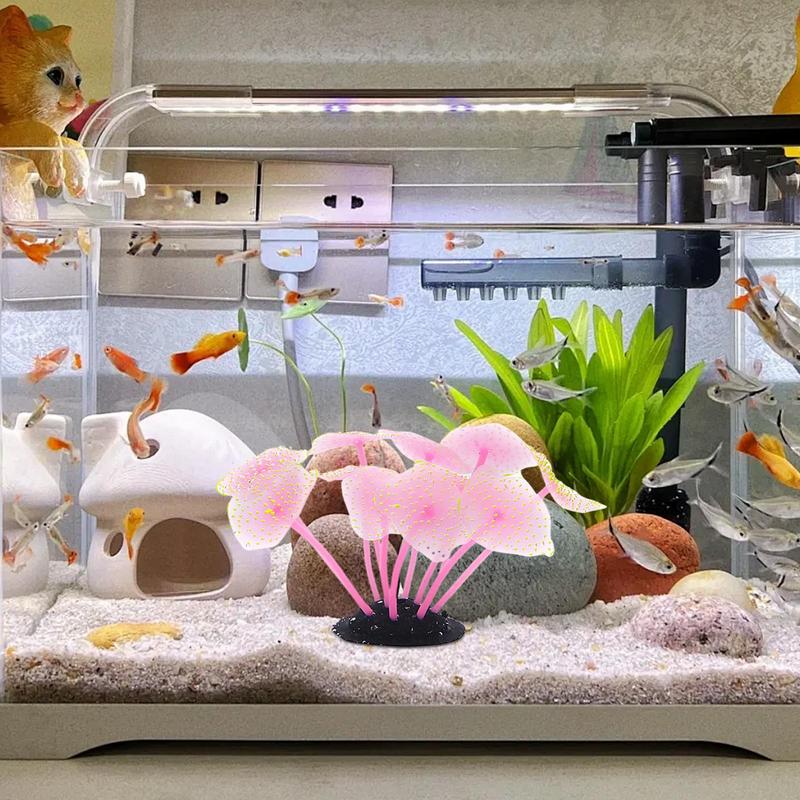 Glow Coral Reef Aquarium Decor Glowing Artificial Coral Aquariums Decor Aquarium Fish Tank Coral Decorations With Glowing Effect