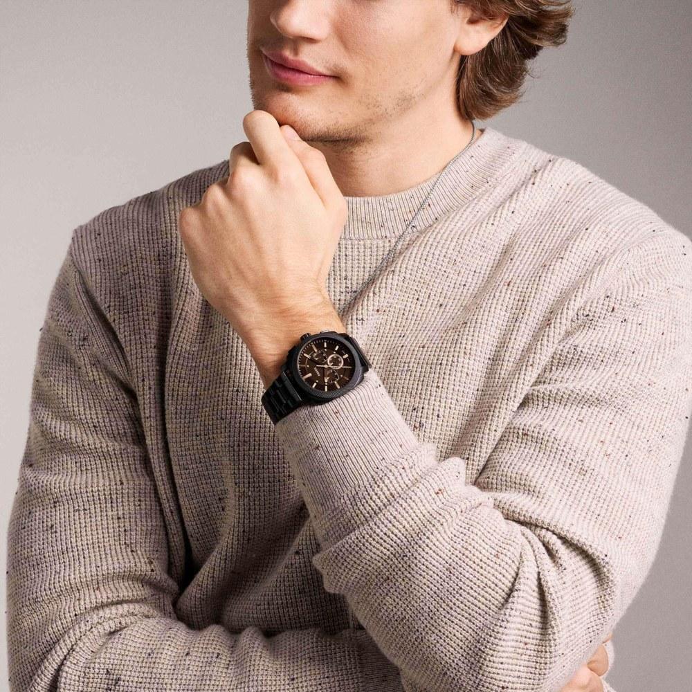 Fossil Wristwatch FS6097 Men's Black