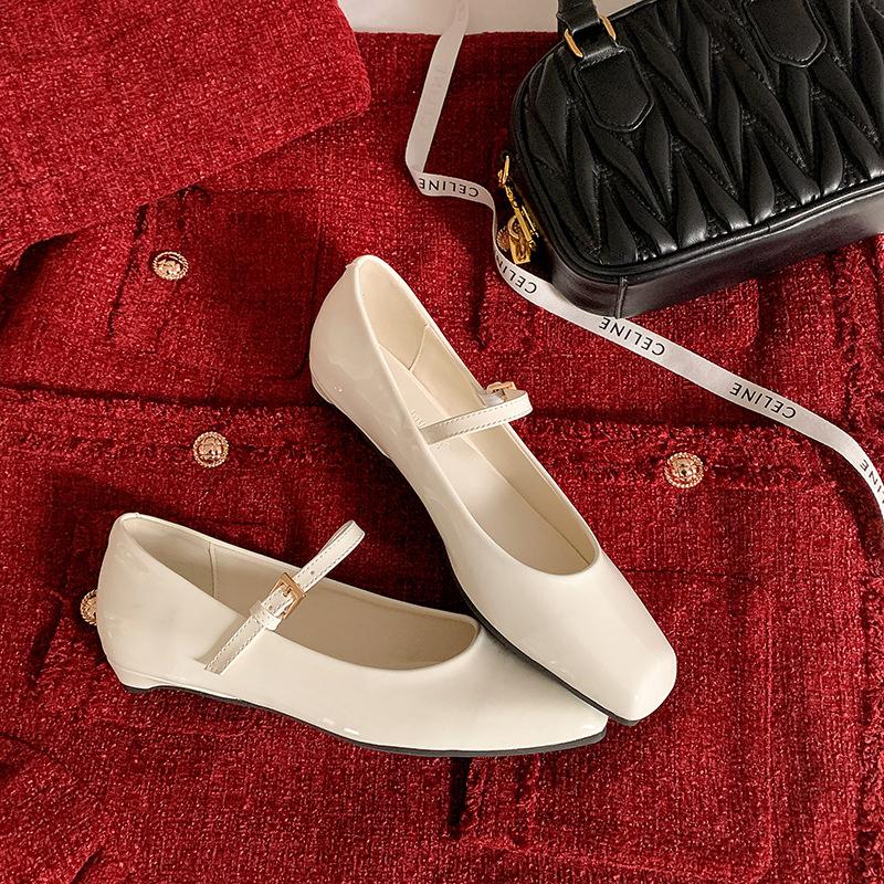 

Fashion new design slingback sandals women japanned leather summer shoes woman kitten heel sandalias mujer sexy party shoes 2025 40