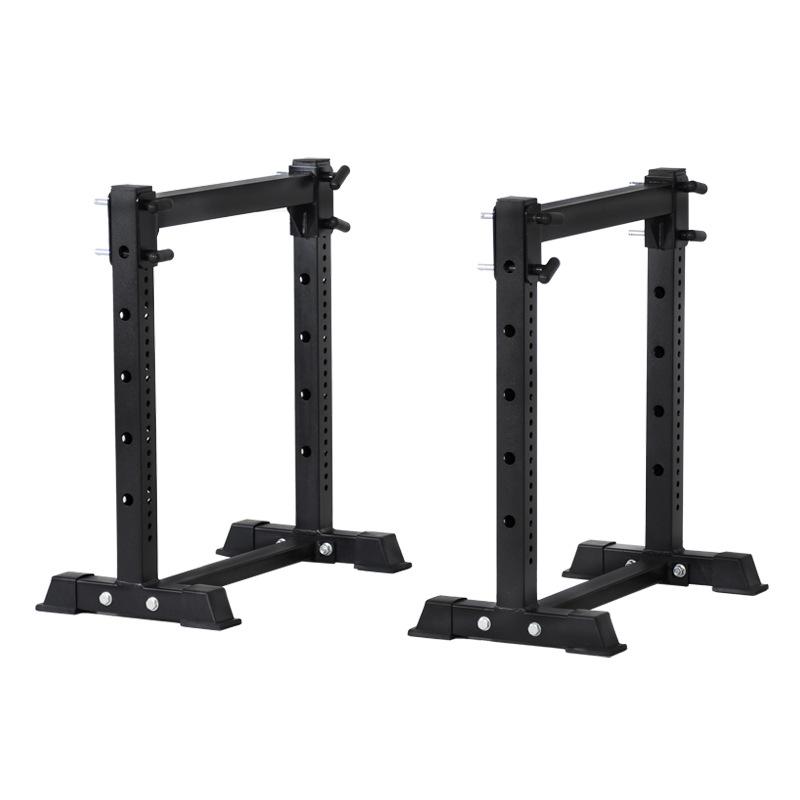 Adjustable Barbell Bench Press Rack & Squat Stand for Home Gym - Commercial Grade Fitness Equipment