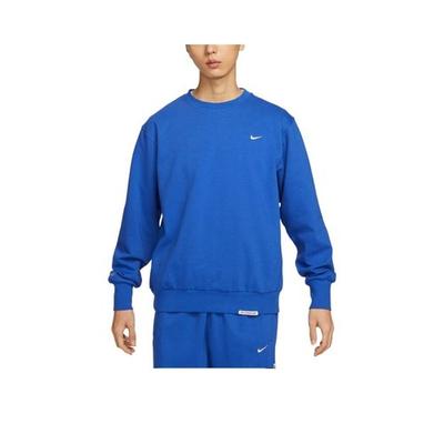 Solid Color Sports Casual Crewneck Pullover Sweatshirt for Men