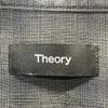 Theory 25Stainless Steel 02-5108001 Gray Wool Irving Check Shirt tops M Grey Black CheckUsed