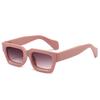 Retro concave small frame square sunglasses trendy street fashion UV protection outdoor riding unisex stylish