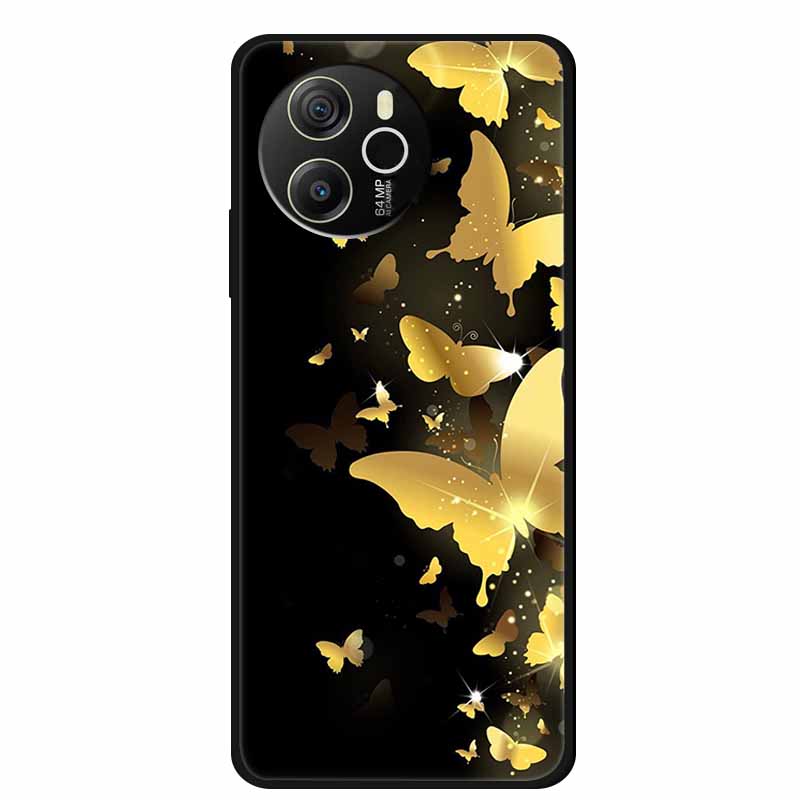 For Blackview Shark 8 Case Shark8 Black Silicone Soft Back Cover Case For Blackview Shark 8 Phone Case Cover 6.78" Coque Funda