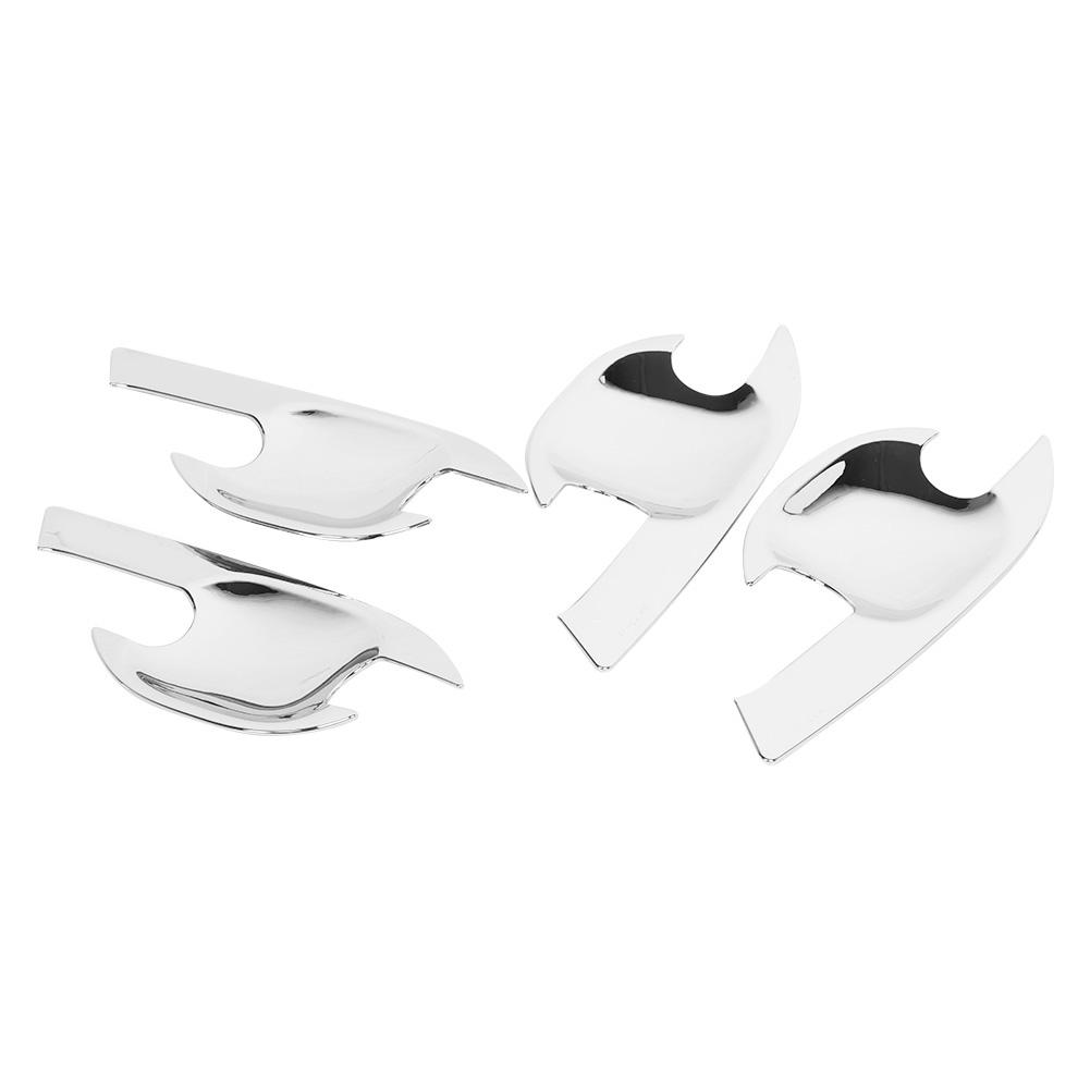 4pcs Exterior Door Handle Bowl Trim Chromed Cover Fit for Ford Ranger T6 T7 2012‑2016