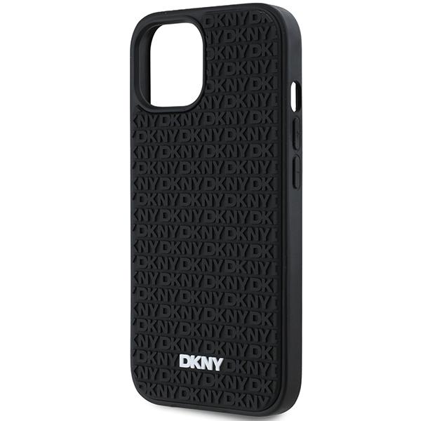 Dkny Dkhcp15M3Drpwk Iphone 15 Plus6.7 Czarny/Black Hardcase 3D Rubber Repeat Pattern