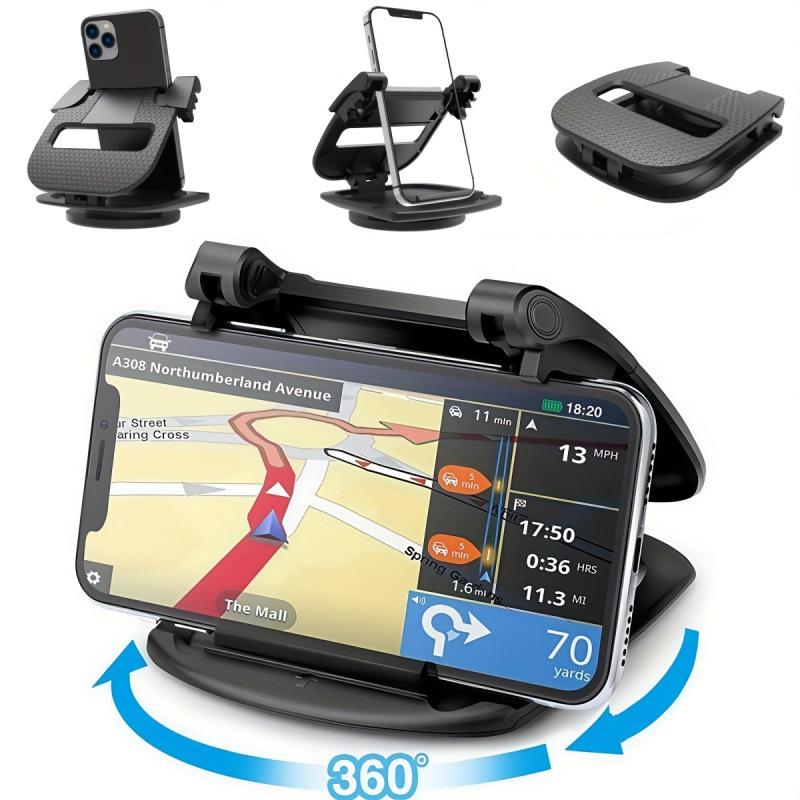 

Car Dashboard Phone Holder Bracket, Model I26401 - Quick Install 1 piece чёрный