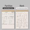 Sectioned Draft Notebook for Students: Math Scratchpad for Exam Prep and General Use in Elementary, Middle, and High School.