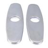 2PCS Hole Cover Deck Plate Pull Down Faucet Plate Stainless Steel Easy Maintenance Anti Leakage for Kitchen Sink