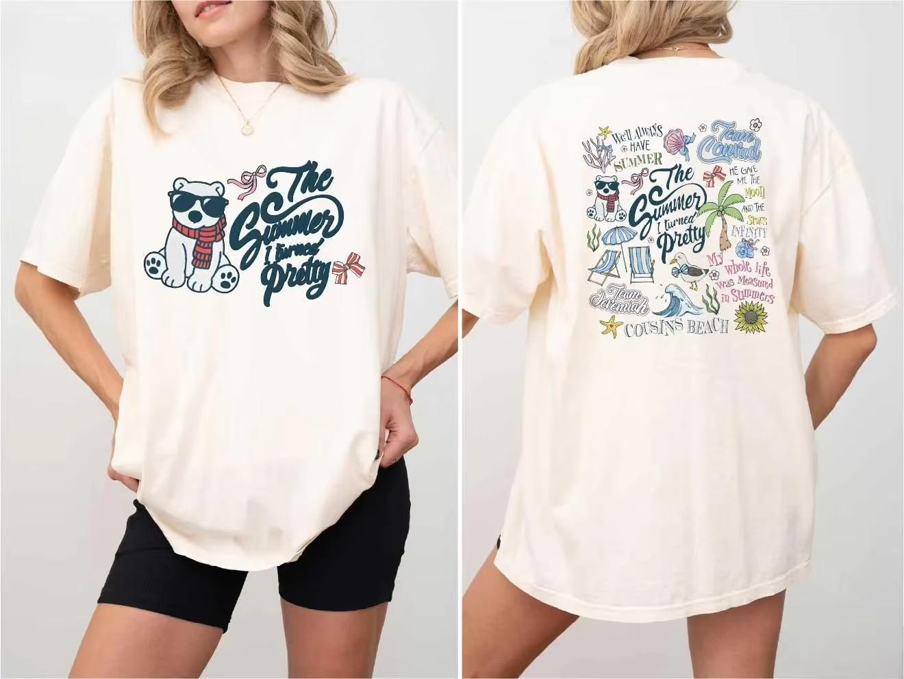 Cousins Beach TSITP Fan Shirt Team Conrad Junior Mint Bear Tee Summer RoUnisexce Tshirt Summer I Turned Pretty Movie Sweatshirt S