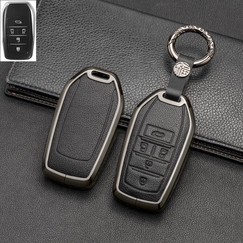 Full-Cover Metal Key Case for Toyota Corolla, RAV4, Rongfang, Wilanda, Levin, Camry