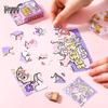 Xinmo Niedliches Cartoon-Sticker-Puzzlebuch: DIY Lernspielzeug für Kinder