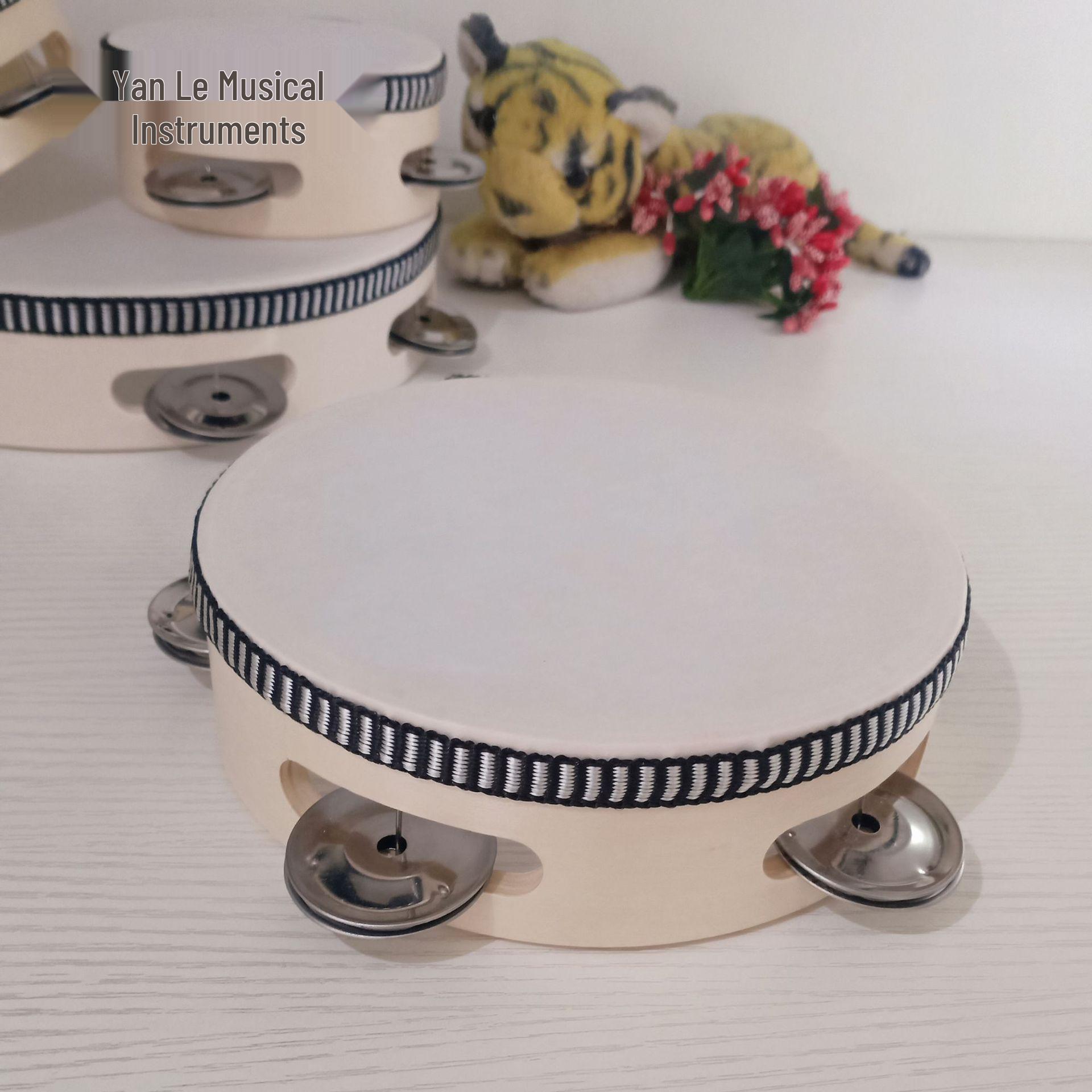 Kindergarten Tambourine for Children s Dance and Orff Percussion Teaching Aids