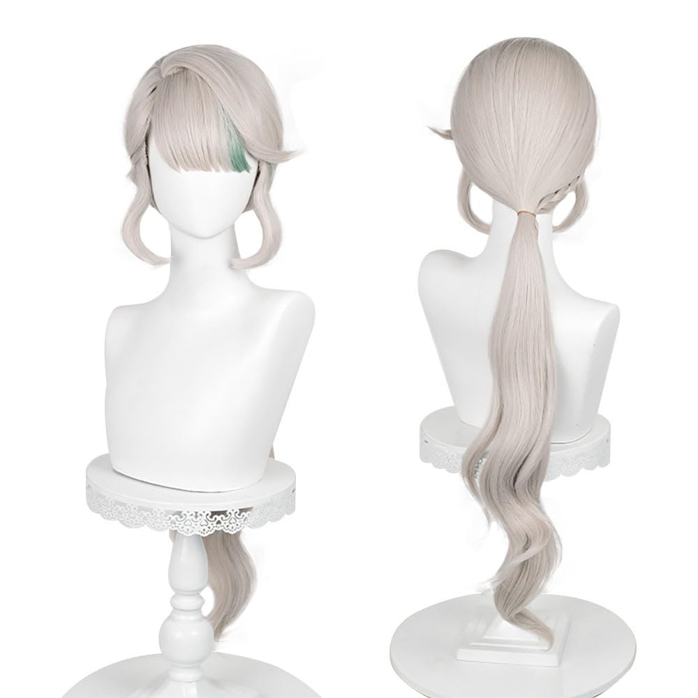 Genshin Impact Lynette from Cat's Castle Cosplay Wig, Heat-Resistant, Anime Costume Accessory, Perfect for Parties and Events, Includes Wig Net
