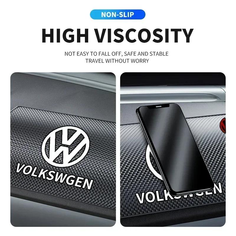 Para VW Volkswagen Jetta MK5 Golf Car Anti-Derrapante Painel de Instrumentos Suporte de Telefone Tapetes Adesivos Acessórios Para Volkswagen VW Touran Beet