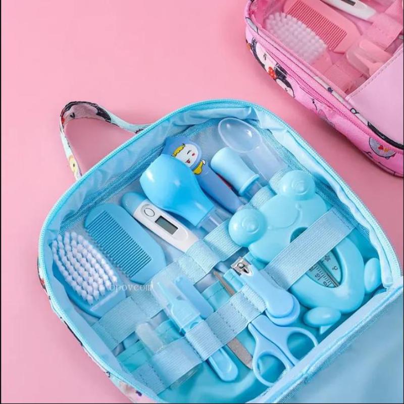 13Pcs Comb Grooming Baby Care Kit Baby Portable Tool Grooming Nail Care Set