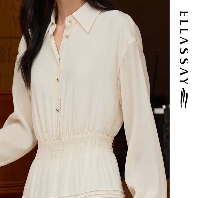 ELLASSAY EWB363Y01600 Simple Lace Hem Dress
