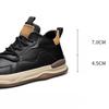 2025 Nowe Męskie Codzienne Skórzane Buty Wysokiej Klasy Wygodne Płaskie Buty dla Mężczyzn Outdoorowe Lekkie Sportowe Buty do Biegania Zapatillas Hombre