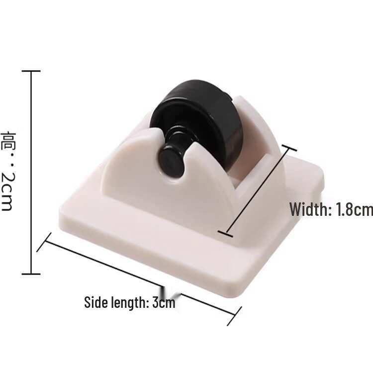 Adhesive Caster Wheels for Under-Bed Storage Organizer and Trash Can