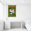 Vintage Rustic Metal Tin Sign, Welcome to Funny Farm with Rooster Chicken, Distressed Retro Wall Decor for Home Bar Café Man Cav
