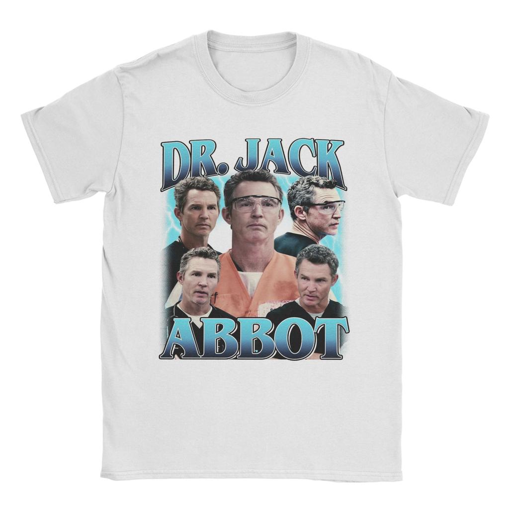 Pitt Koszulki z nadrukiem Unisex Damskie Dr Jack Dr Robby Bawełniany T-shirt Ubrania