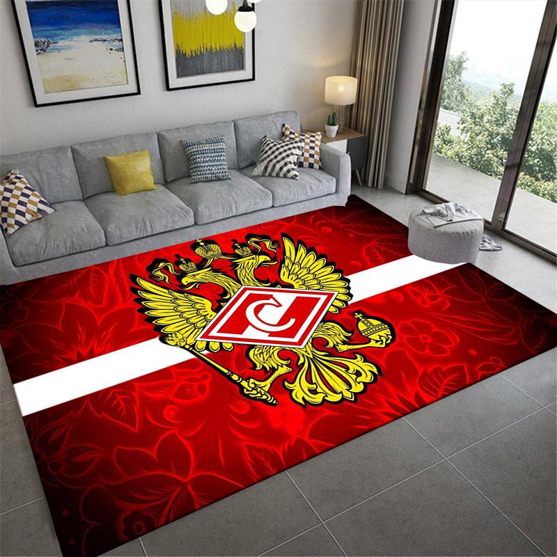 FC Spartak Moscow Carpet Rug for Living Room Bedroom Home Sofa Decoration,Kids play Non-slip Floor Mat