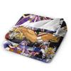 Saints Seiyas Anime Plush Blanket Knights of the Zodiac  Awesome Throw Blankets for  Sofa Bedding Lounge 150*125cm Bedspread,