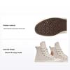 Chuck Taylor All Star Confortável Anti-Chute Absorvente de Choque Tênis de Lona Cano Alto Infantil Rosa Claro A09263C