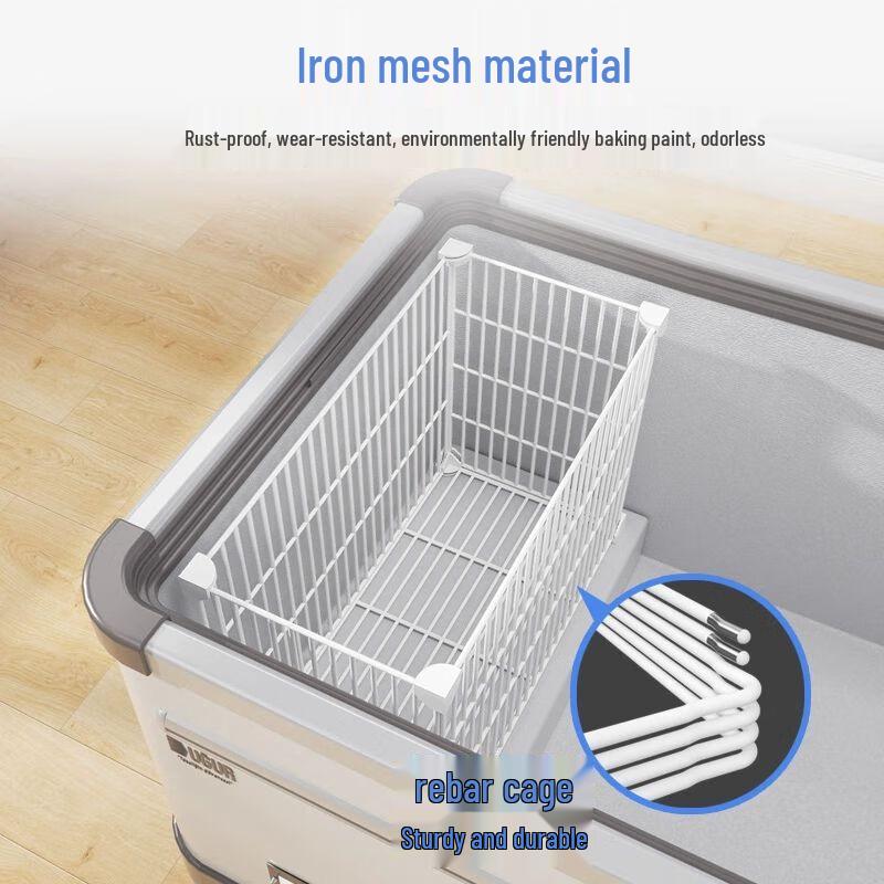 Magnetic Carbon Steel Refrigerator Freezer Organizer Partition