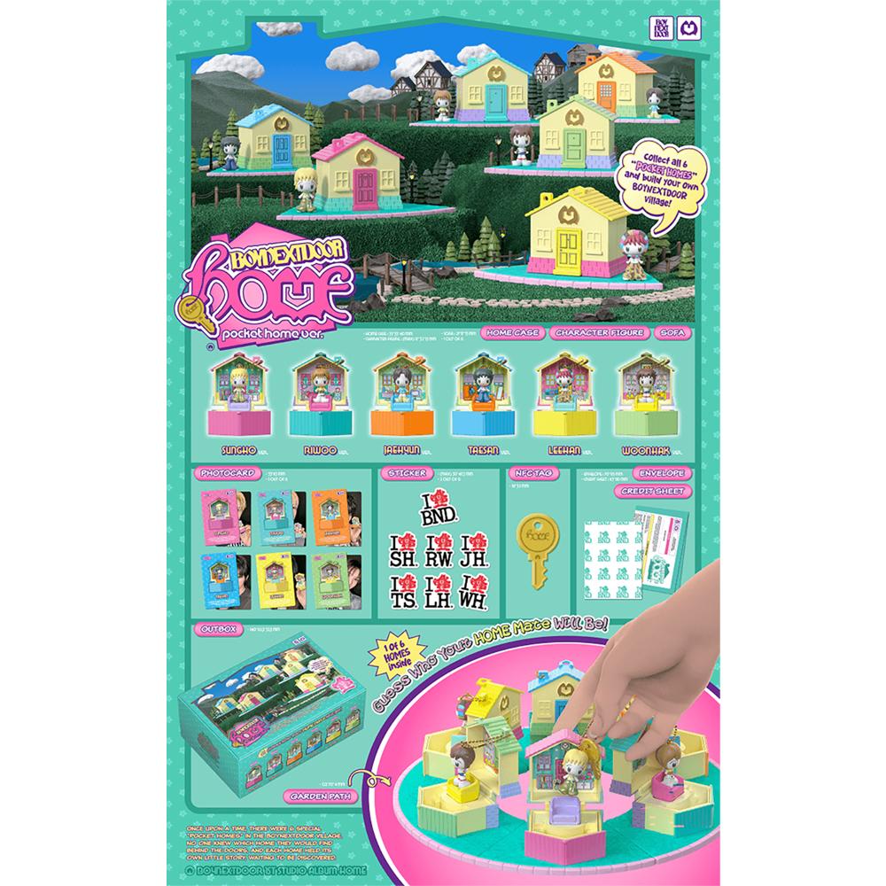 [Pre-order] BOYNEXTDOOR - HOME (POCKET HOME Ver.)