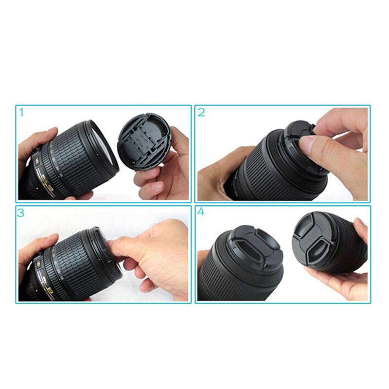 52mm Center-Pinch Snap-On Front Lens Cap For Nikon