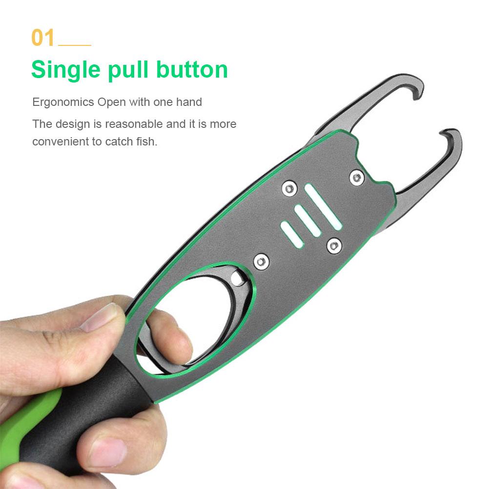 Aluminum Alloy Fish  Portable Fish Lip  Fish Holder with Scale