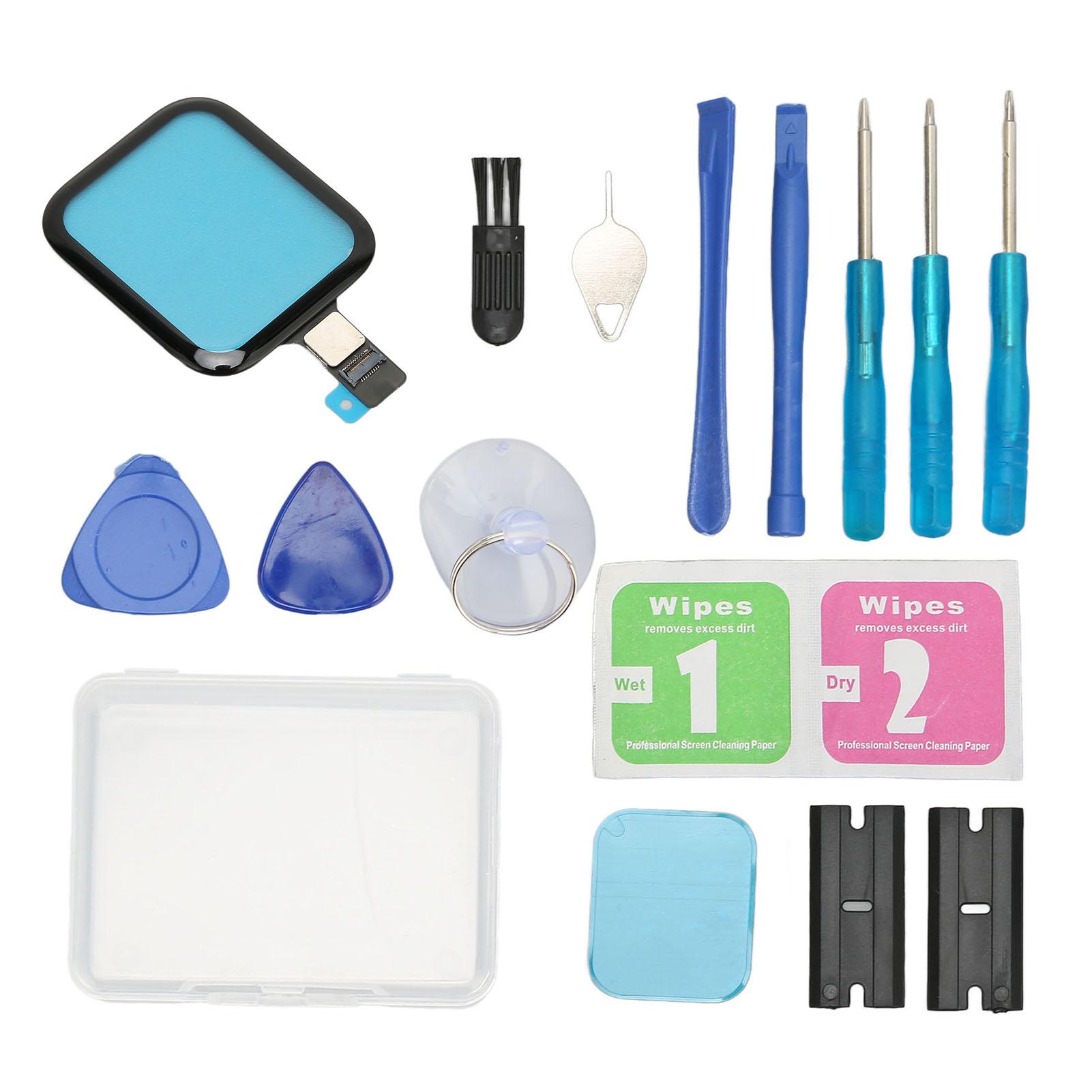 

Замена переднего стекла часов, Набор для ремонта экрана часов, Стекло дигитайзера сенсорного экрана для IOS Watch S5 SE 44 мм 1,73 дюйма