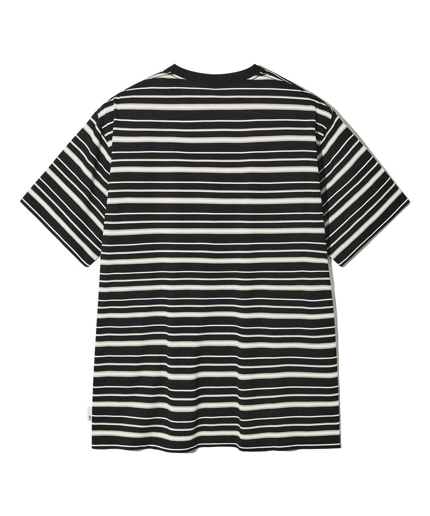 FILLUMINATE Monoline Stripe T-Shirt - Black