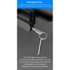 Smart Aluminum Alloy Glass Door Knobs Rotation Lock With Tuya App + Key Knobset Handle Metal Door Knob Lock For Bedroom Bathroom