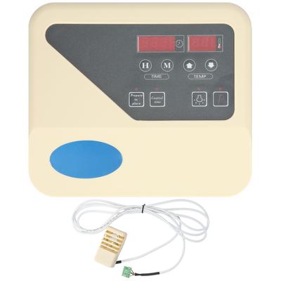 Controlador de Temperatura para Estufa de Sauna Pantalla Digital LCD Controlador Externo con Cable de Sonda para Seco