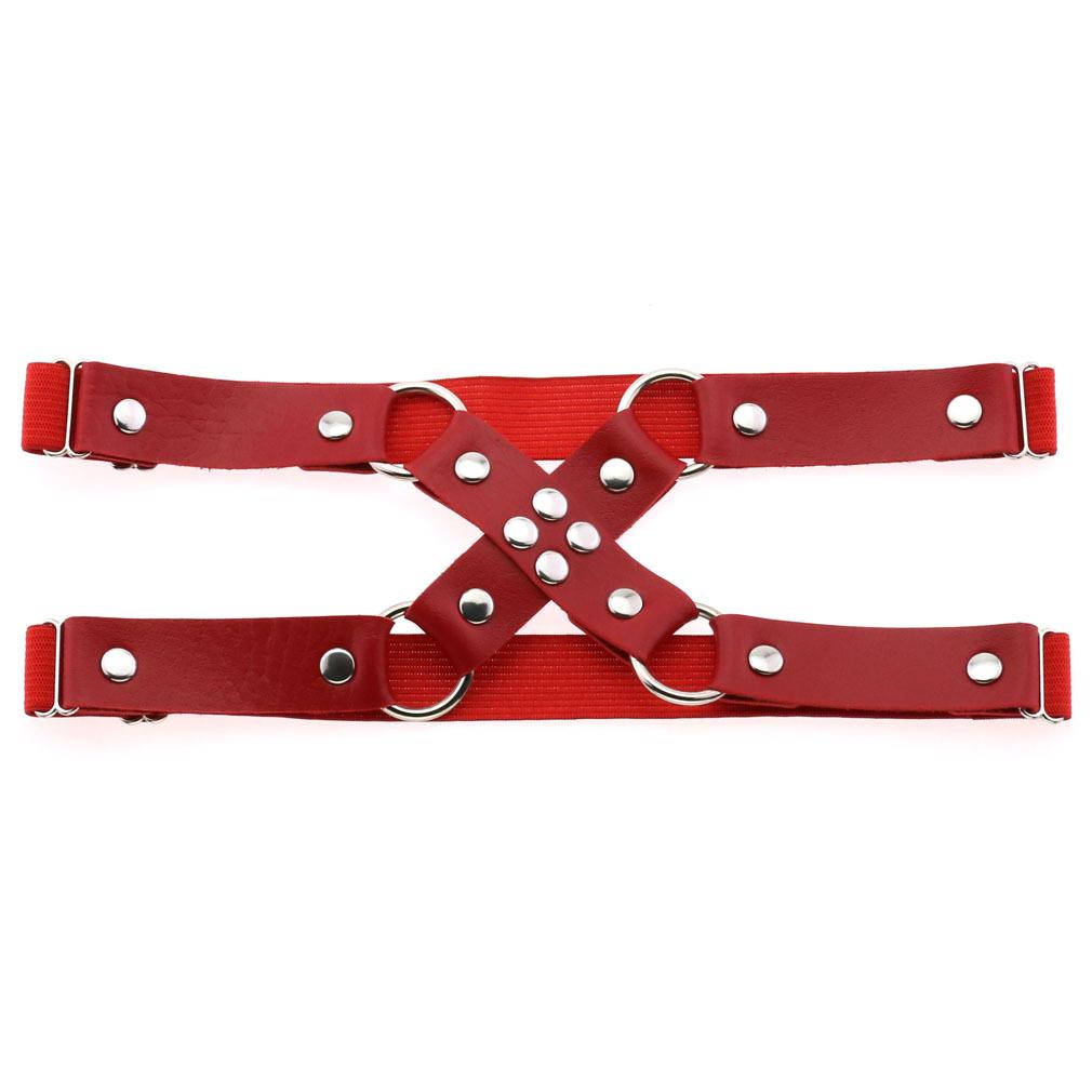 Fxcube New Goth Punk Leg Strap Garter Belt Pentagram Thigh Harness Women Girls Gothic Cosplay Accessories Harajuku Egirl Jewelry